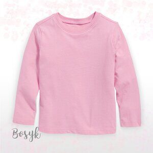 NEW - Long Sleeve Tshirt - T Shirt Pink -T Shirt Plain-T Shirt